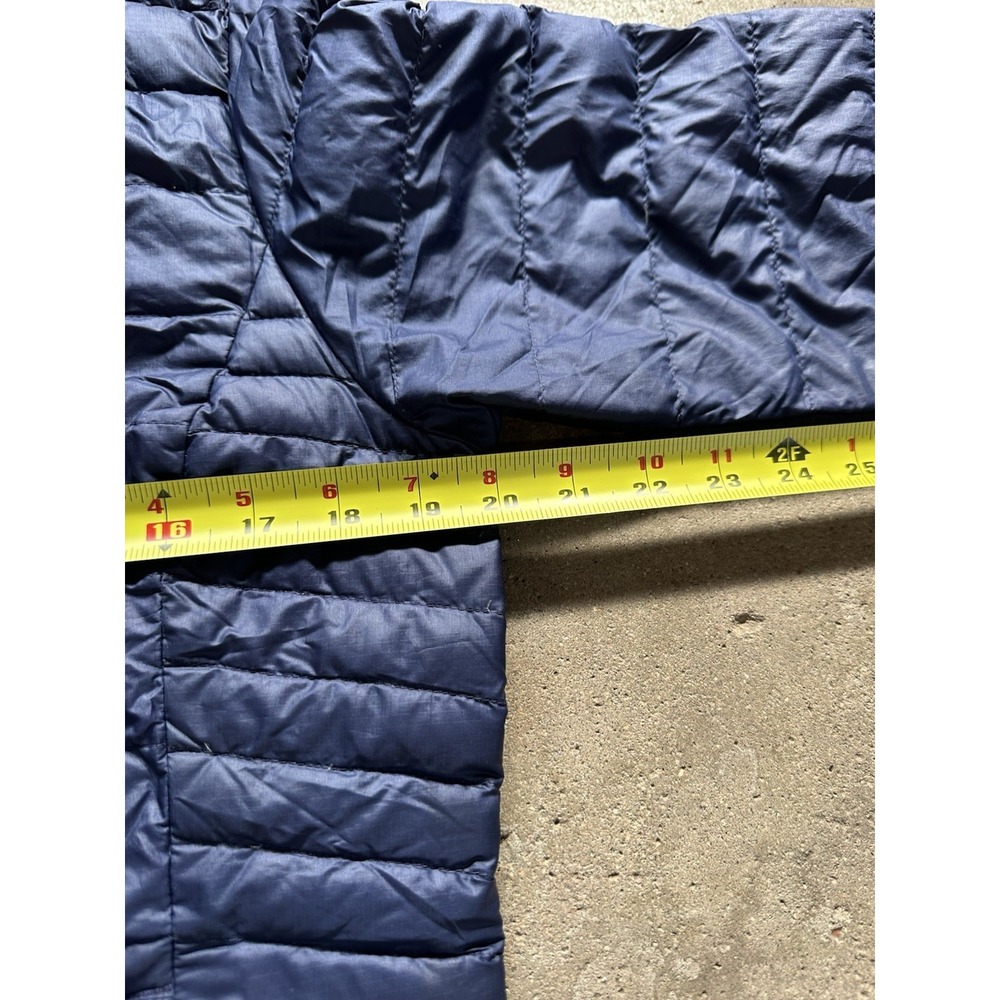 Patagonia Goose Down Puffer Jacket Womens M Full Zip Navy Blue Outdoor Sty84683 - Picture 7 of 9